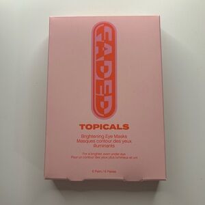 Topicals Faded Under Eye Brightening & Clearing Eye Masks Set of 6 Pairs NIB